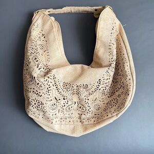 Big Buddha Tan Hobo Bag